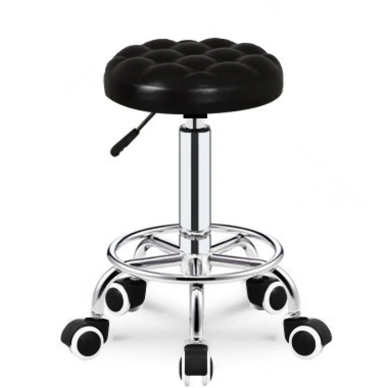 Барный стул из полиуретана подъемный красоты вращающийся парикмахерский с