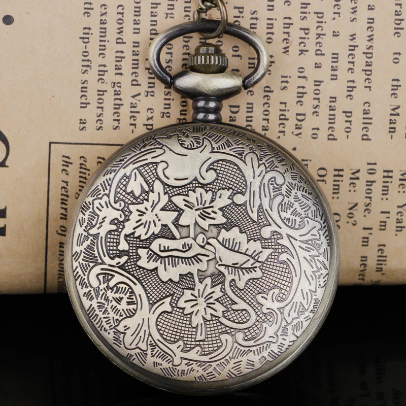 Карманные часы с подвеской украшение из бронзы имитацией нефрита и камня