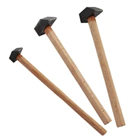 square hammers wooden handle metal hammer goldworking hammers with flower texture jewelry punch printing tool silversmith mallet