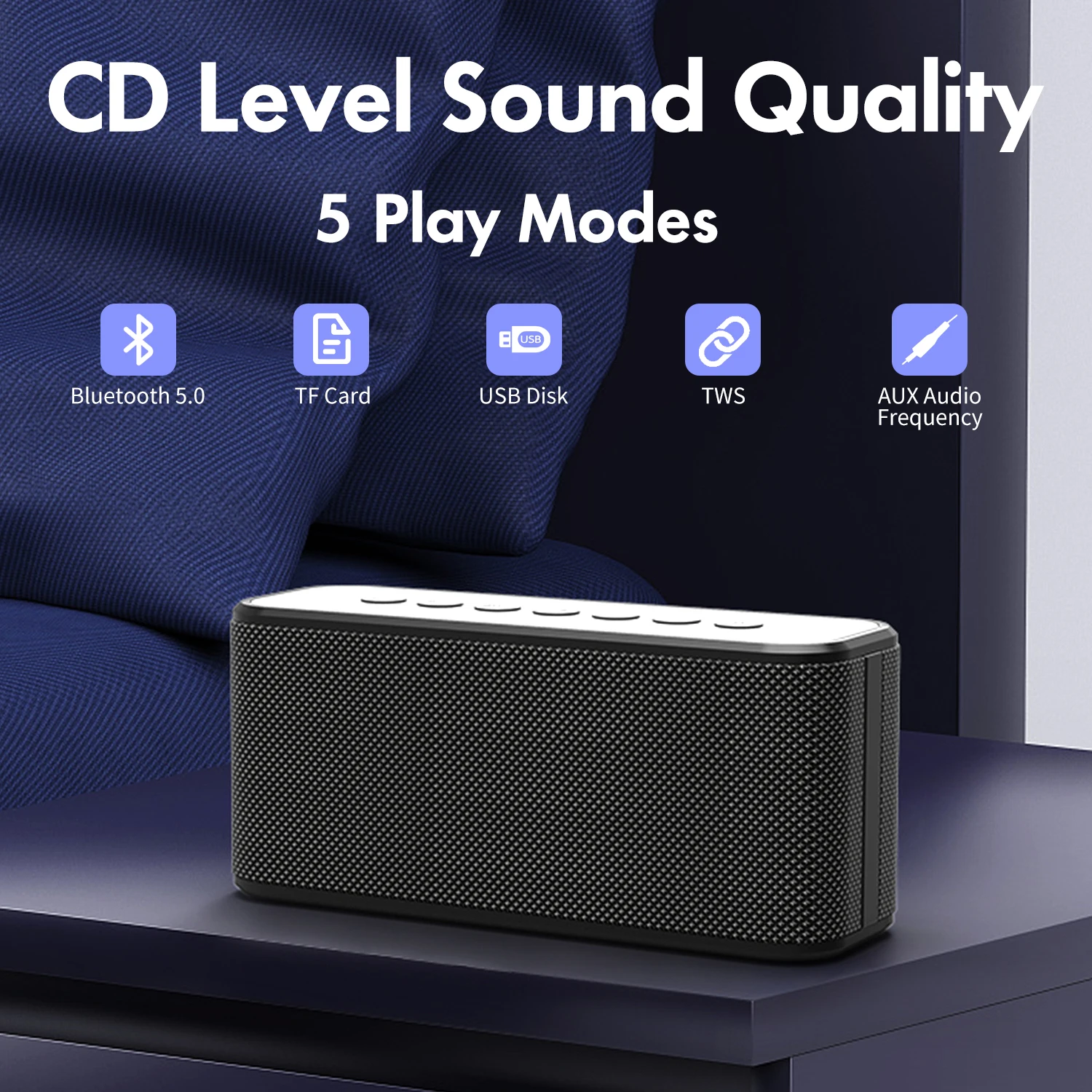 xdobo x8 plus 80w portable wireless bluetooth speaker tws subwoofer and battery capacity 10400mah four core power bank function free global shipping