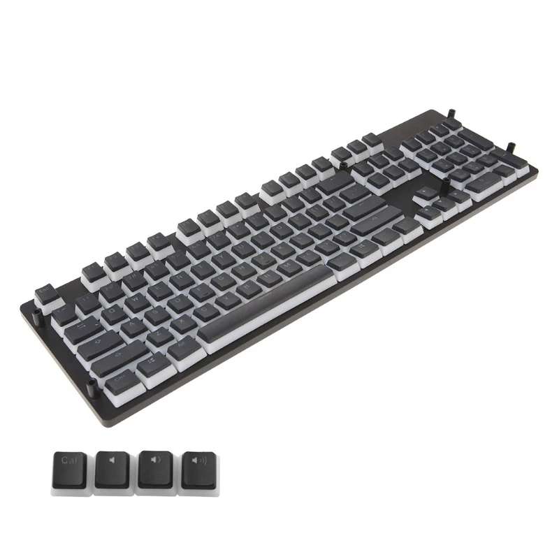 104 ANSI раскладка PBT Двойная кожа молоко выстрел подсветка колпачок для OEM Cherry MX