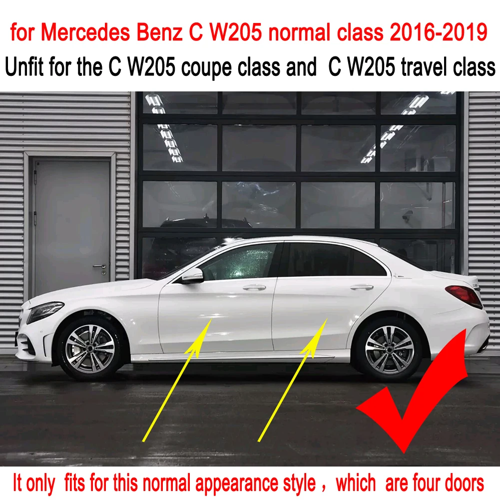 Для Mercedes Benz A CLA C Class W176 W117 C117 W205 AMG автомобильная задняя дверь модные жалюзи