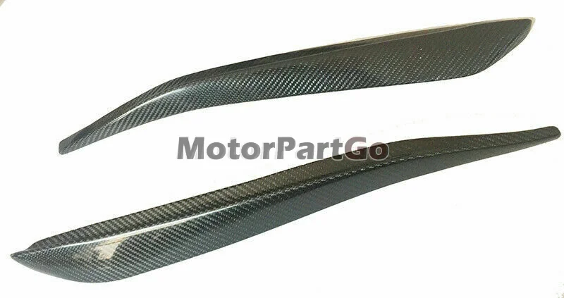 

Real Crabon Fiber Head light Eyelid Eyebrow Cover Trim 1pair for Mazda 3 2010-2013