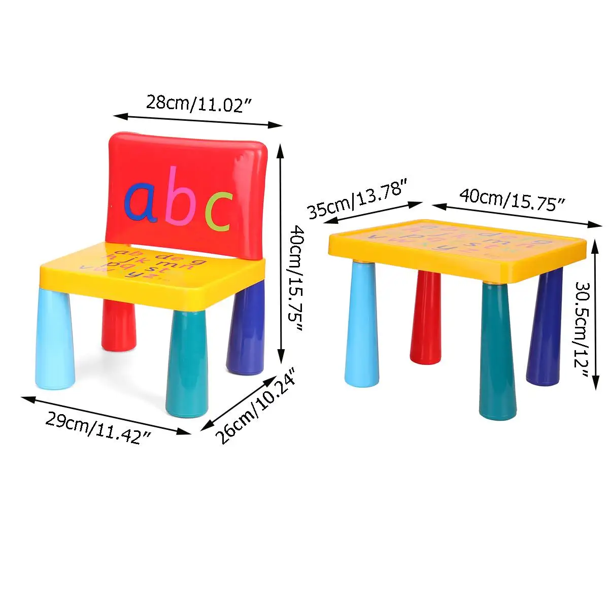 

Folding Children Chair Table Set Kids Playing Study Desk Activity Writing Drawing Table Home School Children Furniture Set