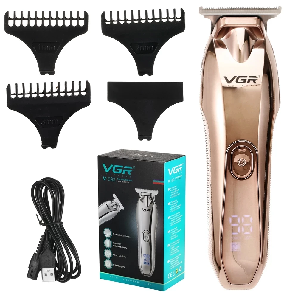 VGR брендовая розовая Золотая полностью Металлическая Парикмахерская