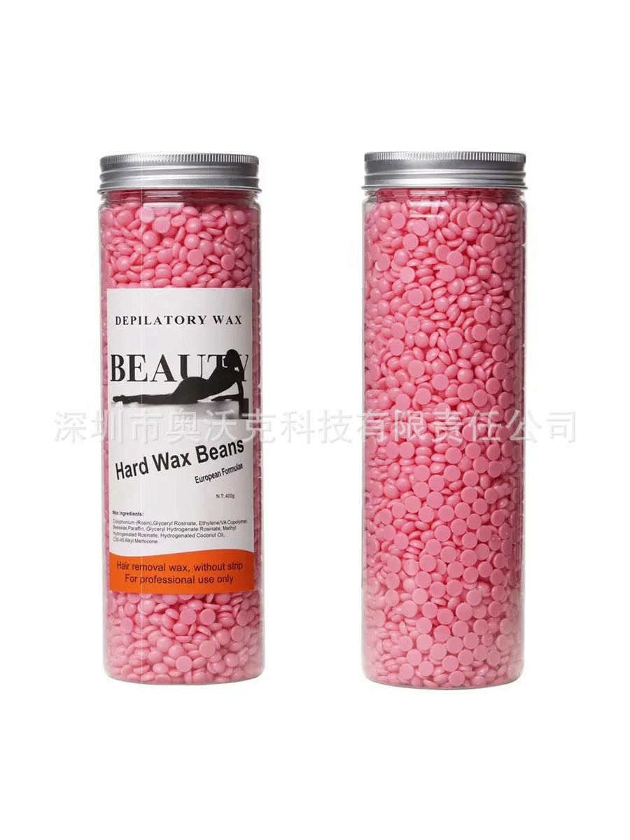 Розовая восковая кофемолка+ 400 г дырочная бумага неволосяное масло-bean+ пчелиный Воск Удаление восковой бумаги белый 100 Чжан+ силикагель маска брус
