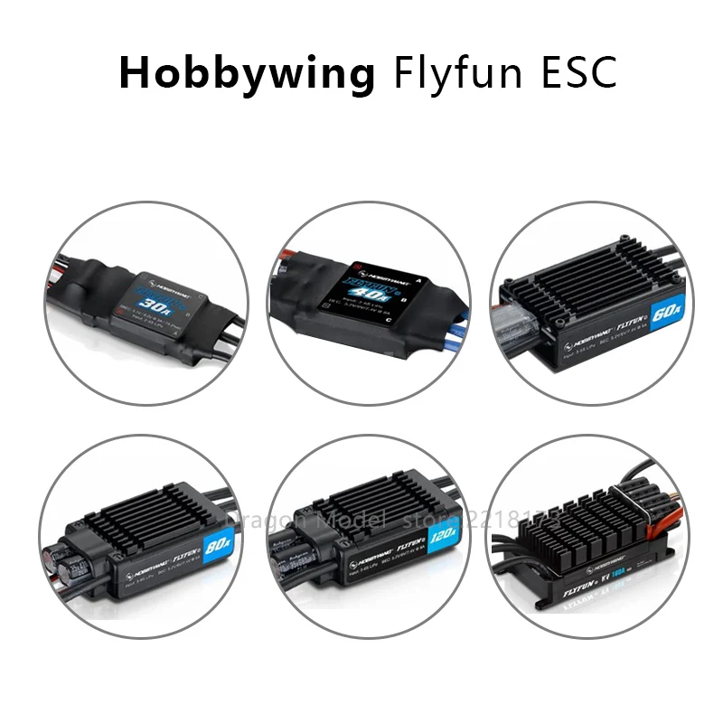 

Hobbywing FlyFun V5 20A 30A 40A 80A 60A 110A 120A 130A 160A Speed Controller Brushless ESC with DEO Function for RC Quadcopter