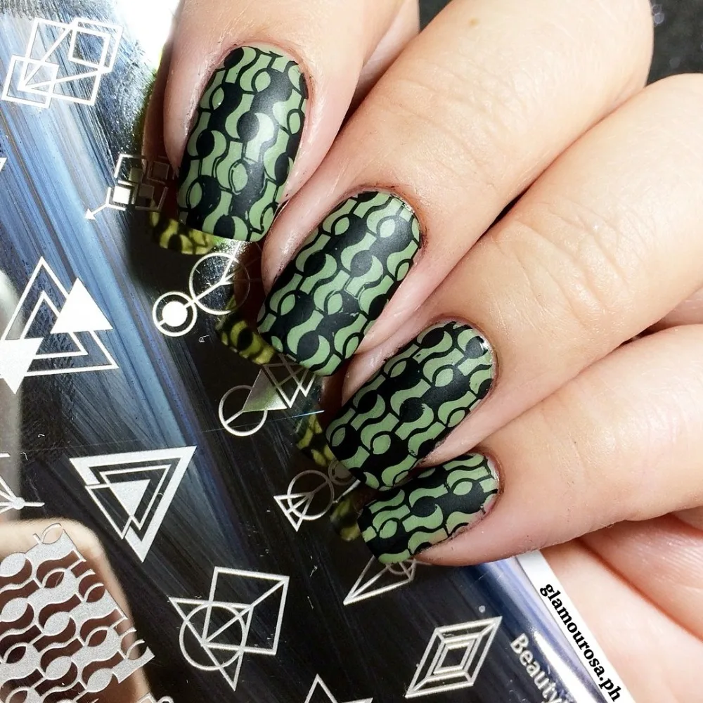 BeautyBigBang набор штамповочных пластин 8 шт. для дизайна ногтей 6*12 см прямоугольная винтажная нержавеющая сталь летний цветочный набор шаблонов для ногтей с сумкой