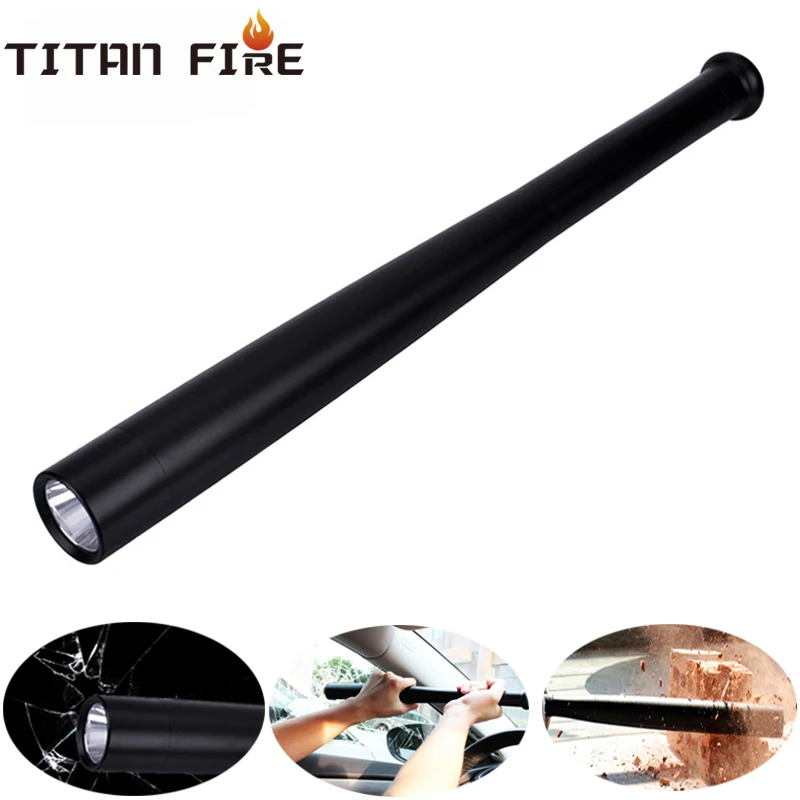 

T20 Baseball Bat LED Flashlight Stick Torch for Ourdoor Camping Emergency Self Safe Defense Protection Dropshipping flashlights