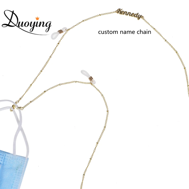 Duoying заказной Именной держатель для очков с цепочкой на шею детей и взрослых