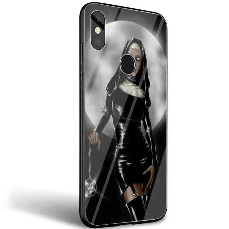 Мобильный телефон стеклянный чехол для Xiaomi Note F1 A1 A2 4X 5X 6X 9 5 6 7 Pro хун Sexy Girl |