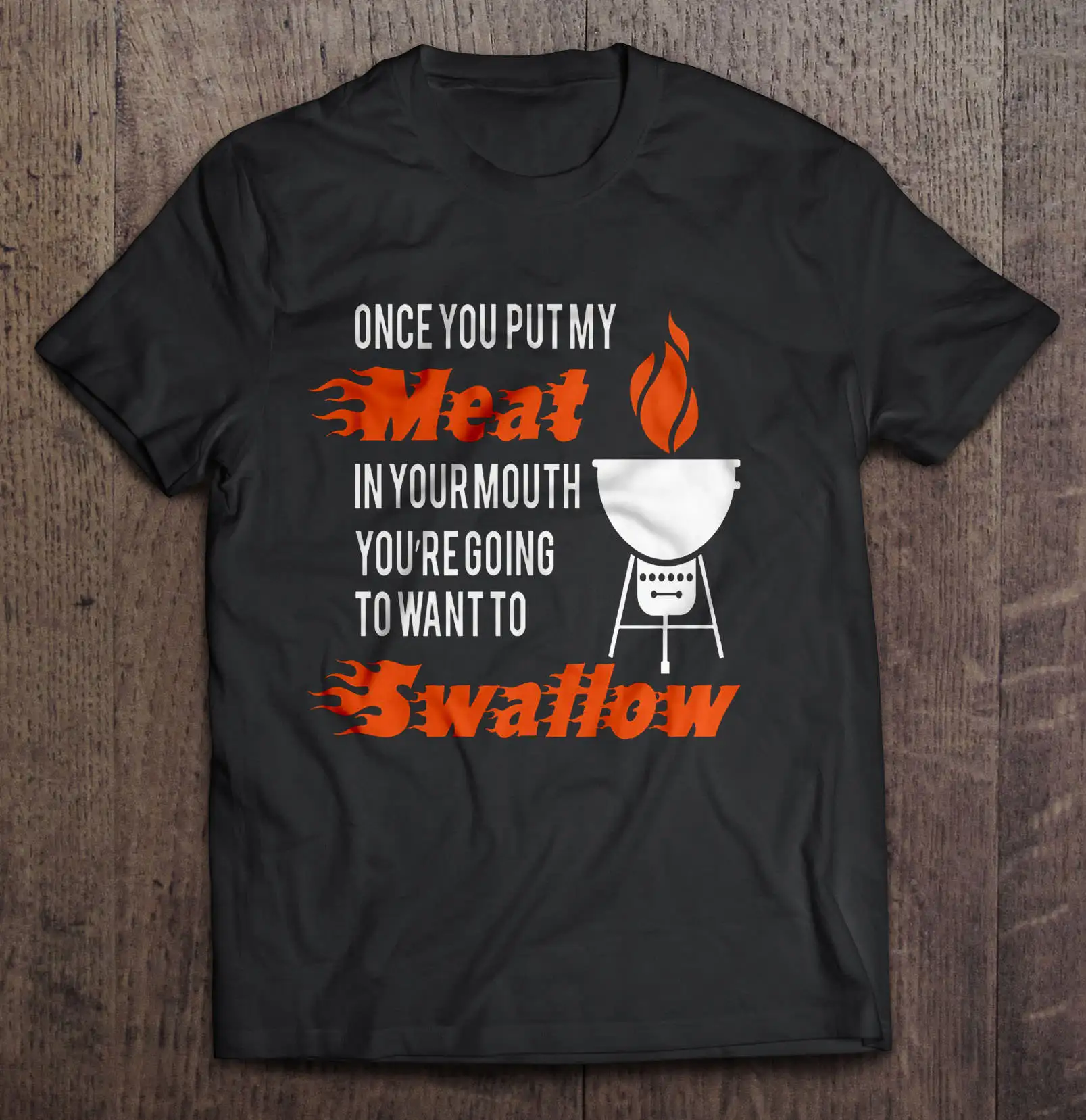 Как только вы положите мое мясо в рот хотите чтобы Swallowbbq шеф повара