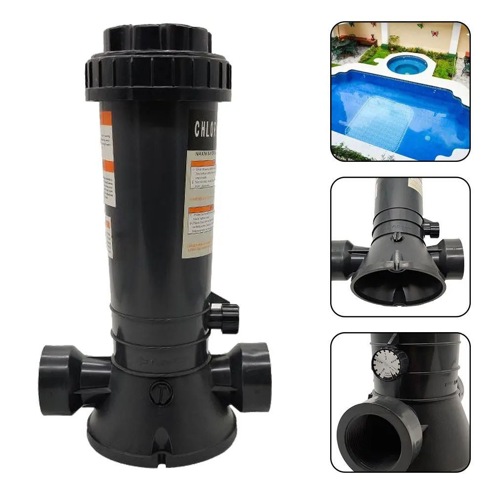 

Pool Chlorine Feeder Automatic Chemical Feeder Chlorine Dispenser Chlorinator Swimming Pool Equipment Dosing Device Accessories
