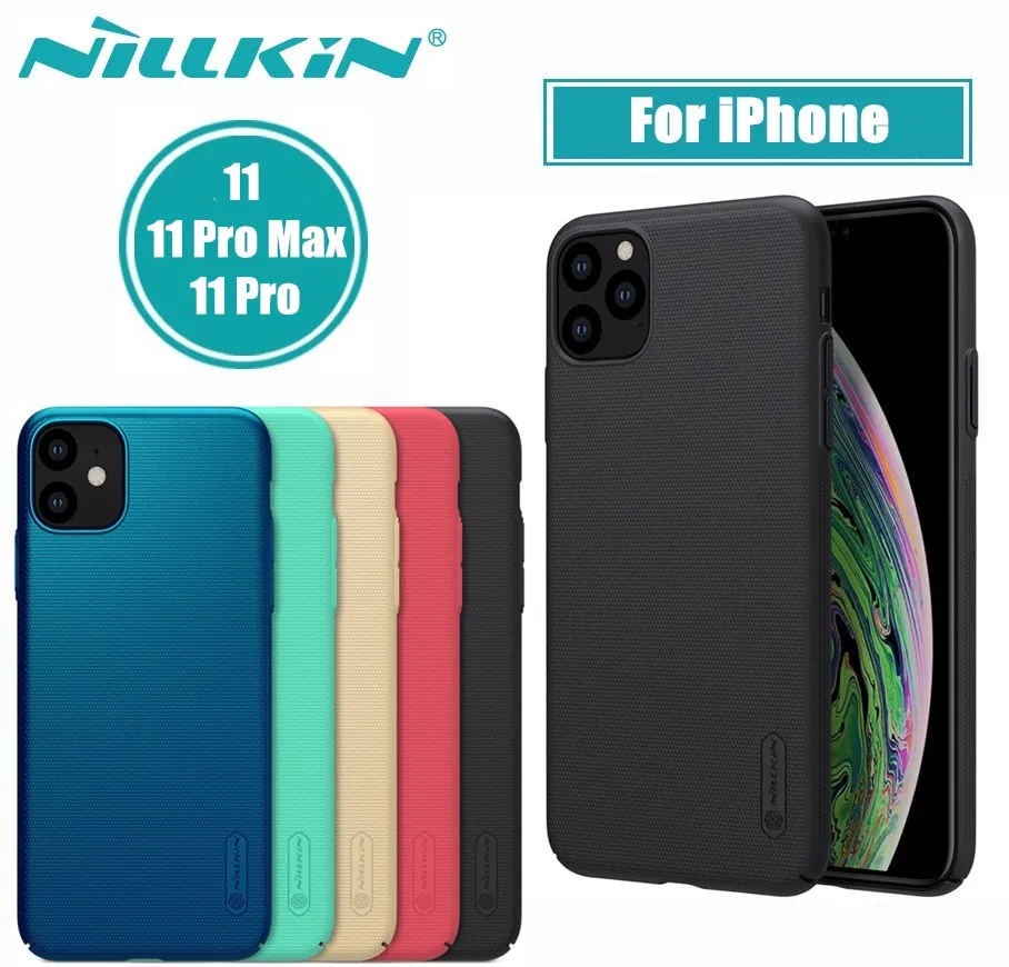 Суперматовый чехол для iPhone 11 Pro Max жесткий Nillkin из поликарбоната 6 5/6 1/5 8 дюйма +