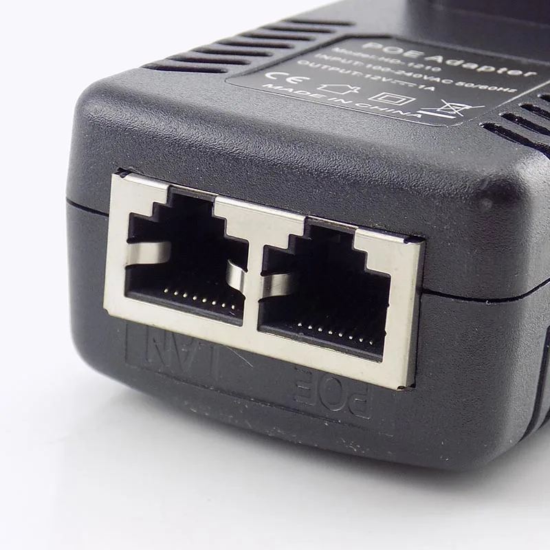 POE-инжектор для IP-Камеры 12 В 1 А | Безопасность и защита