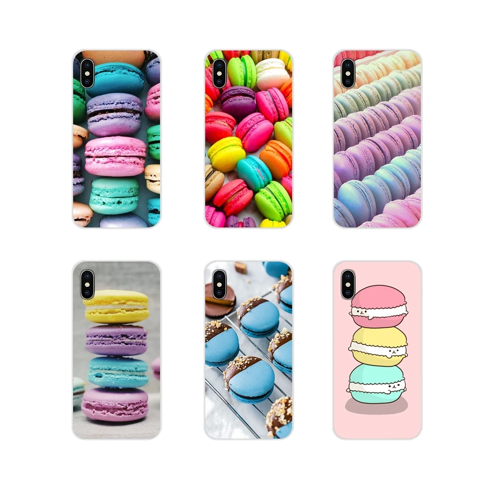 Macaroons для Samsung Galaxy S3 S4 S5 Mini S6 S7 Edge S8 S9 S10 Lite Plus Note 4 5 8 9 Аксессуары чехлы
