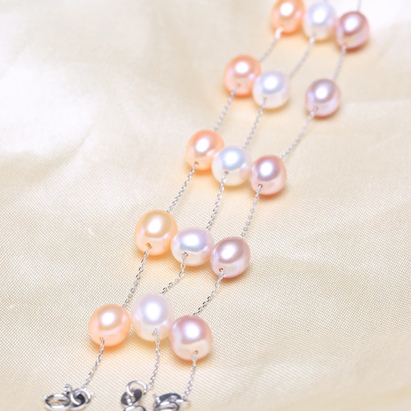 Браслет с жемчужинами овальной формы BaroqueOnly браслет пресноводным дизайном babysvish