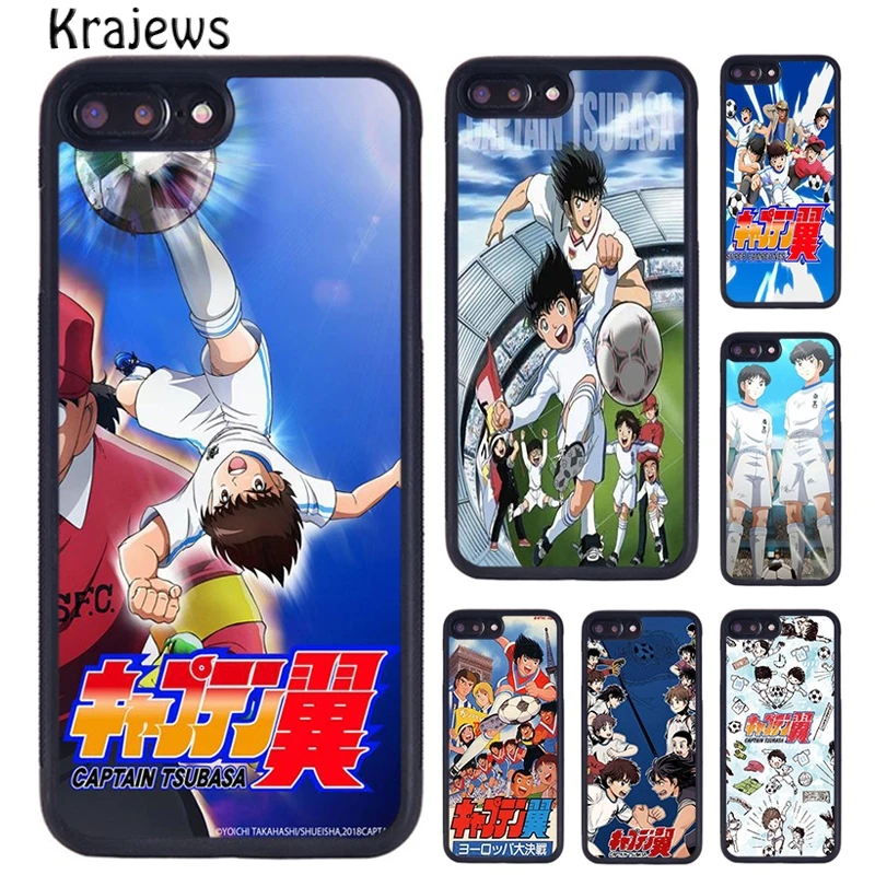 Чехол krajew для телефона с мультяшным капитаном Цубаса iPhone 5 SE 6s 7 8 plus X XR XS 11 12 pro max