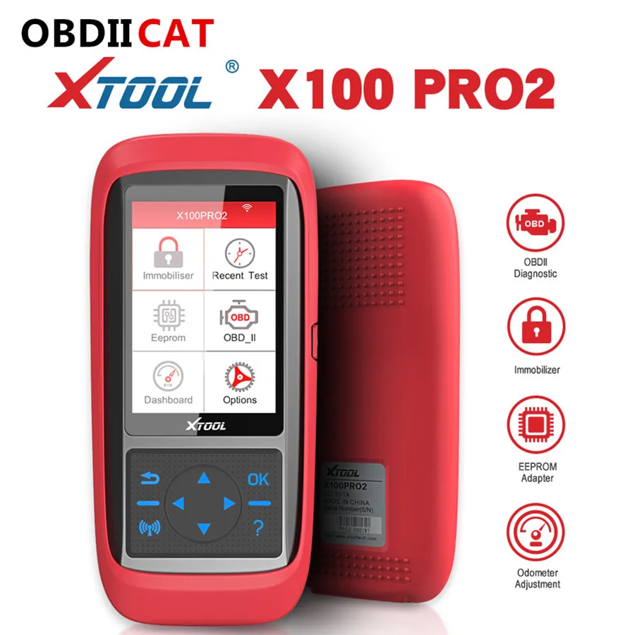 

OBDIICAT XTOOL X100 Pro2 Pro Auto Key Programmer With EEPROM Adapter support Odometer Mileage adjustment Free Update Online