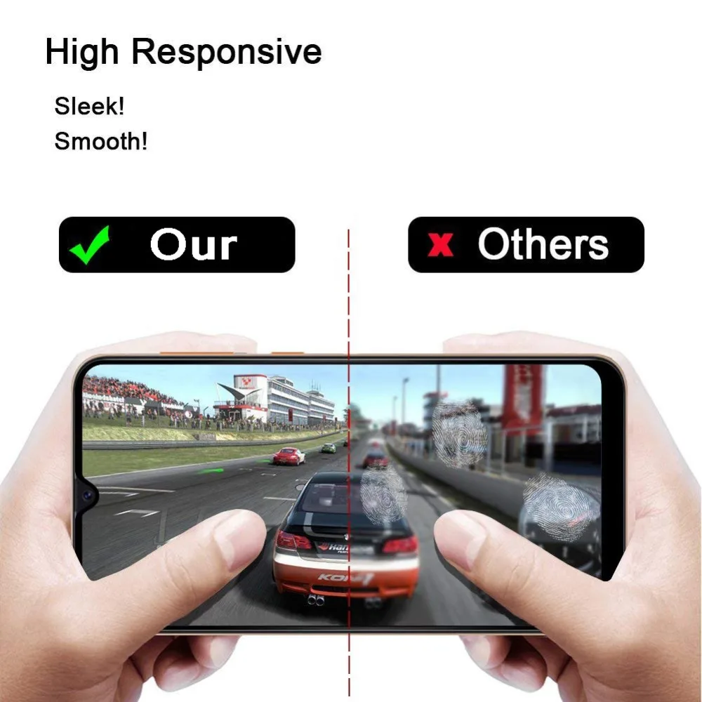 9H 3D полное клеевое покрытие черное закаленное стекло для SAMSUNG Galaxy A10 Защита экрана