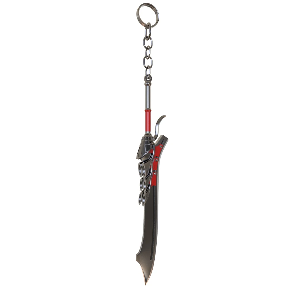 DMC 5 Black Red Queen брелок в виде меча Cosplay Metal Подвесные Брелки Коллекция ювелирных