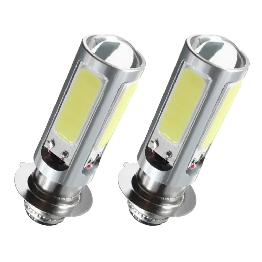 

2 шт. H6M PX15d COB светодиодсветодиодный мотоциклетные фары противотумансветильник ры 6000K белый