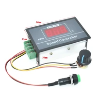 30a pwm digital led display 0100 adjustable dc 6v 12v 24v 48v motor speed controller