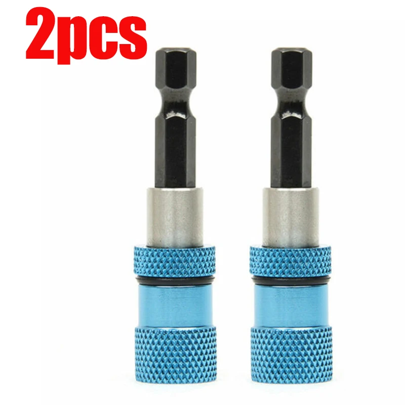 

2x Magnetic Screw Drill Bit Holder 1/4 Inch Hex Shank Quick Release Holders Sale