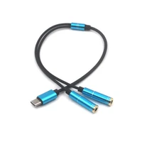 type c to 3 5mm jack adapter usb 3 1 type c usb c to 3 5 audio aux earphone cable for xiaomi mi6 headphone speaker ys 53
