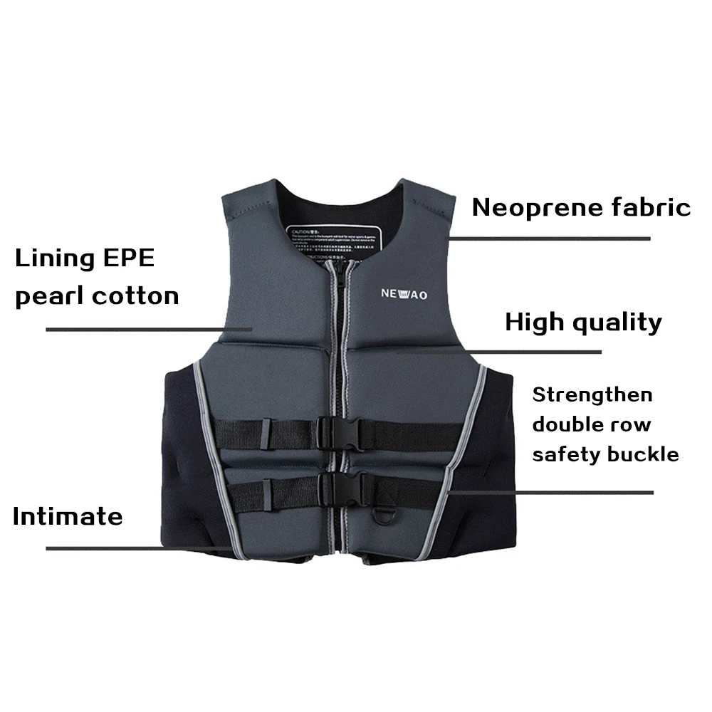 2021 Новый спасательный жилет высокой плавучести с неопреновый для взрослых