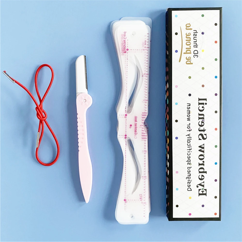 

12pcs/Set Eyebrow Stencil Set Reusable Eye Brow DIY Drawing Guide Styling Makeup Shaping Grooming Template Card