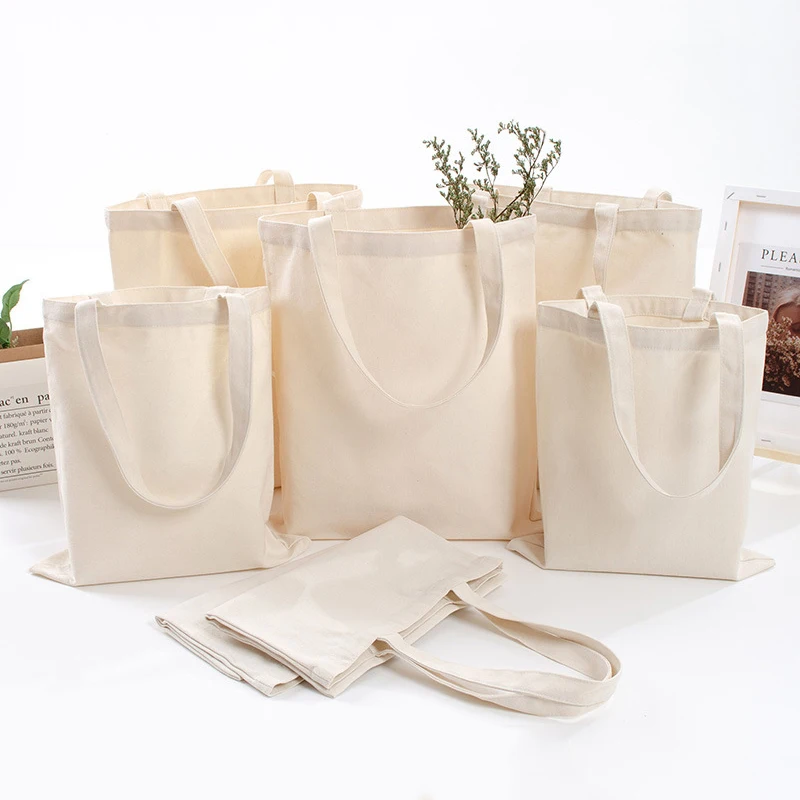 

Eco Cotton Shopping Bags Reusable Tote Bag Handbag Foldable Shoulder Bag Fabric Cloth Bag for Market Shopping