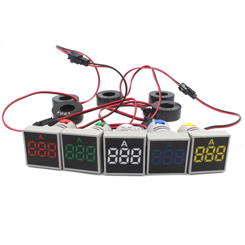 10 шт. светодиодный цифровой дисплей Вольтметр переменного тока Амперметр Вольт