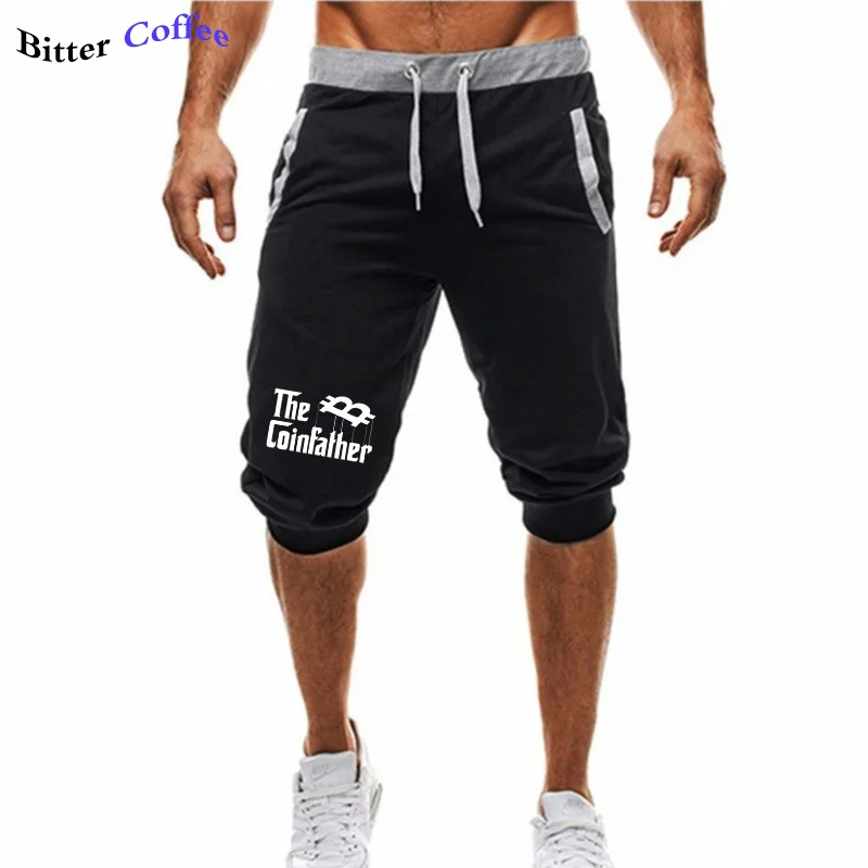 

Шорты мужские летние до колена, спортивные штаны для бега, фитнеса, бодибилдинга, тренировок