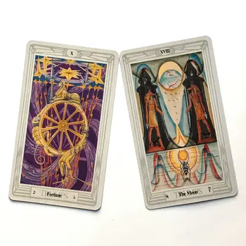 78Card Alester crowley Thoth Tarot Oracle Cards For Fate Divination Board Game Tarot And A Variety Of Tarot Options PDF Guide 3