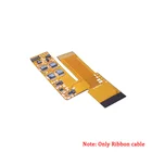 Ленточный кабель и стеклянный объектив для GBA IPS V2, комплекты ЖК-экранов, полноэкранные аксессуары для приставки GameBoy Advance