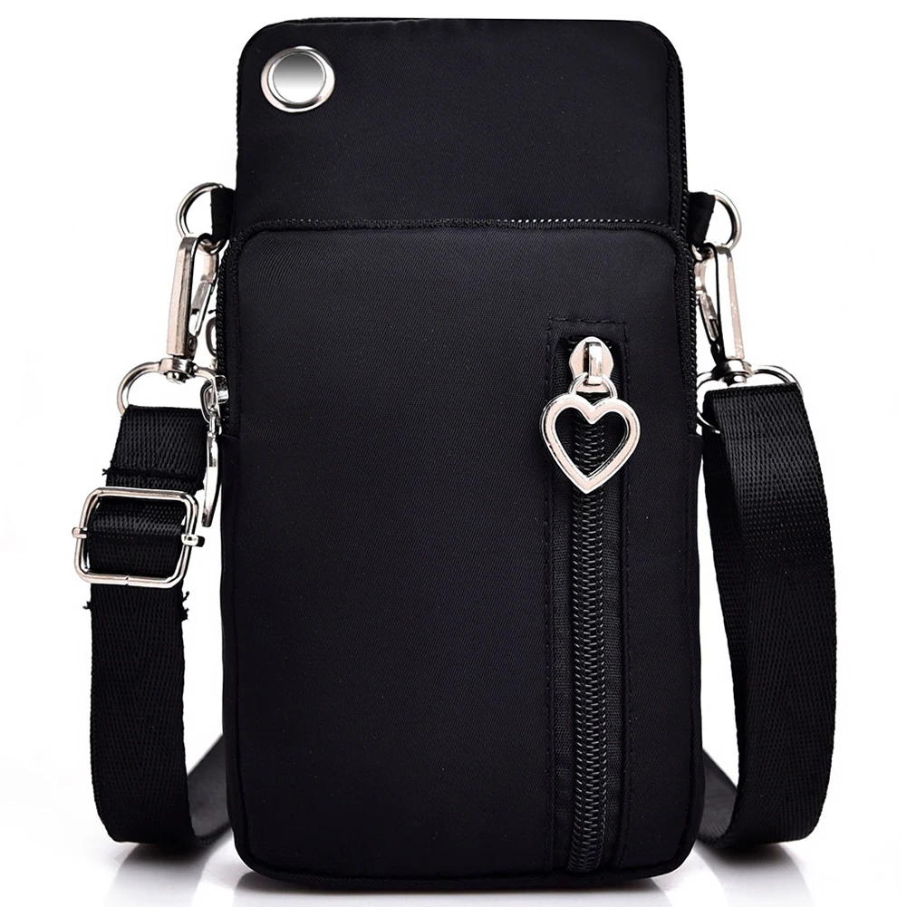 

Woman Messenger Bag Mini Shoulder Bag Diagonal Multi-Function Mobile Phone Bag Outdoor Earphone Pouch Sports Wrist Shoulder Bag