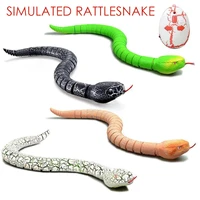 mayitr 1pc animal remote control electric snake toy rechargeable rc snakes model with rattlesnake egg remote controller