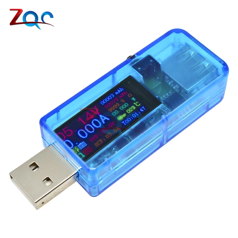 14/24 в 1 QC3.0 2,0 USB тестер постоянного тока цифровой вольтметр измеритель тока Амперметр детектор монитор Индикатор питания зарядное устройство