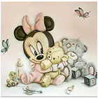 Алмазная вышивка кубик Disney Full Dril, украшение для стразы, подарки, алмазная живопись, вышивка Микки и Минни