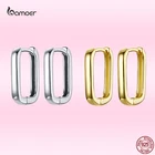 Женские квадратные ювелирные украшения Bamoer, из стерлингового серебра 925 пробы, классические, французские, летние, повседневные, GAE478