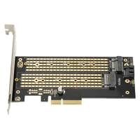 pci e to nvme m 2 interface m b key hard drive adapter card ngff solid state ssd computer combo