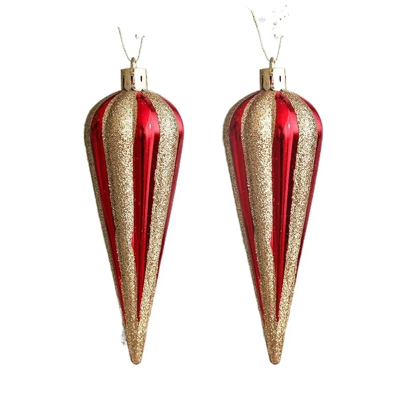 

2021NEW 2pcs Elk Christmas Balls Ornaments Bauble Pendant Xmas Tree Hanging Balls Christmas Home Decorations Navidad 2022 Palle