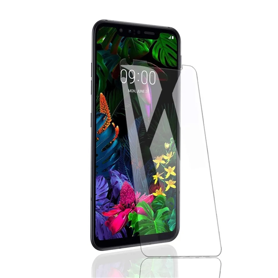 2 шт. защита для экрана из закаленного стекла LG Q70/Q60/Q9/Q8/Q7/Q6/2018/2017 с уровнем