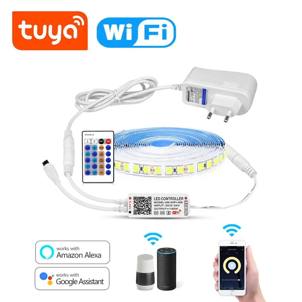 DC12V 5 м светодиодный настольная лампа домашний умный WI-FI Управление Спальня