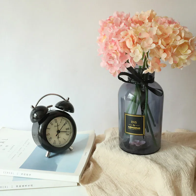 

26.5CM Artificial Peony Hydrangea High Quality Silk Flower for Home Wedding Party Birthday New Year Valentines Day Floral Decor