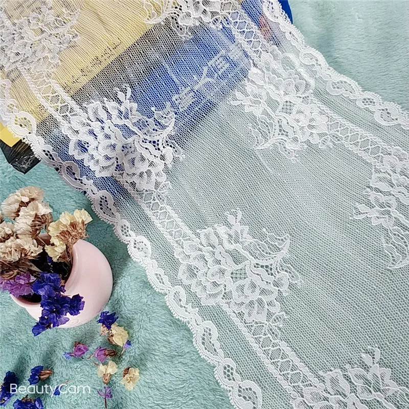 TD2140 21cm Purple lace accessories Diy hand-made sleeve collar skirt curtain decorative clothing fabric | Дом и сад