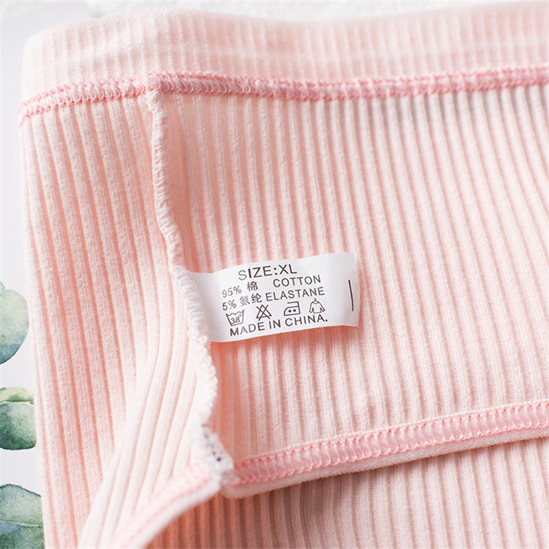 Трусики женские х/б с низкой посадкой одноцветные | Женская одежда