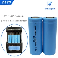18500 3 7v 1400mah rechargeable power lithium ion battery10adischarge suitable for strong light flashlight razor clipper battery