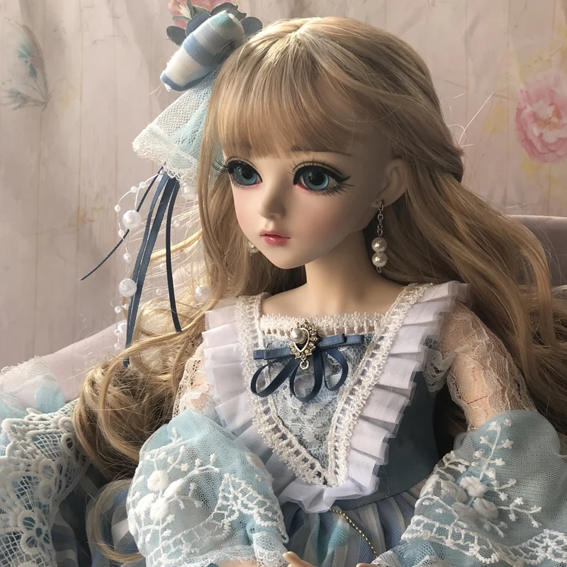 Куклы для девочек SD 60 см куклы BJD с платьем парики обувь игрушки красоты макияж 100%